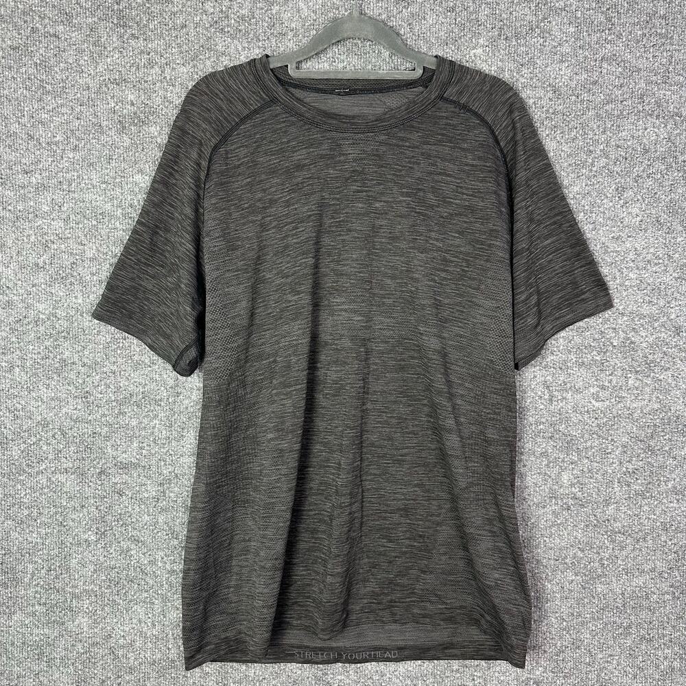 Lululemon Shirt Short Sleeve Metal Vent Tech Stretch Your‎ Head Men’s Sz L